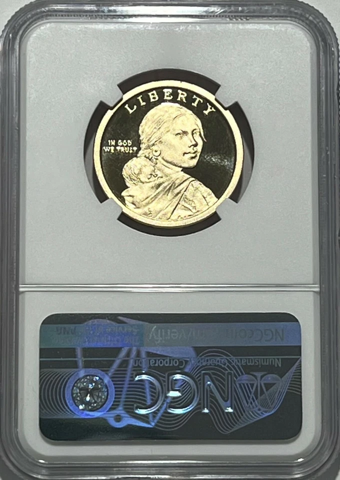 2015 S $1 NGC PF70 Ucam Proof Sac Dollar Mohawk Ironworks 20th Anniv. - Image 2 of 3