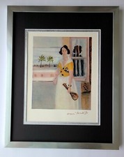 HENRI MATISSE 1948 AWESOME SIGNED PRINT +  FRAMED