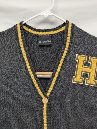Our Universe Harry Potter Hufflepuff Yellow Black Cardigan Size Medium - Picture 5 of 6