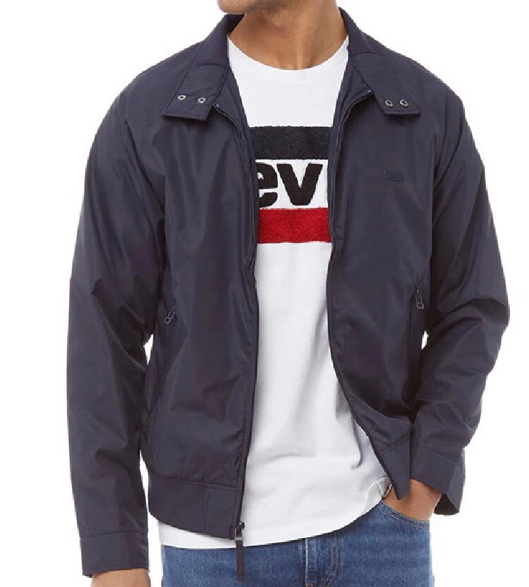 Levis Mens Baracuda Bomber Jacket Size M Navy new Ghana Ubuy