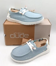 Hey Dude Wendy Boho Light Denim US Women's 6  - EU 37
