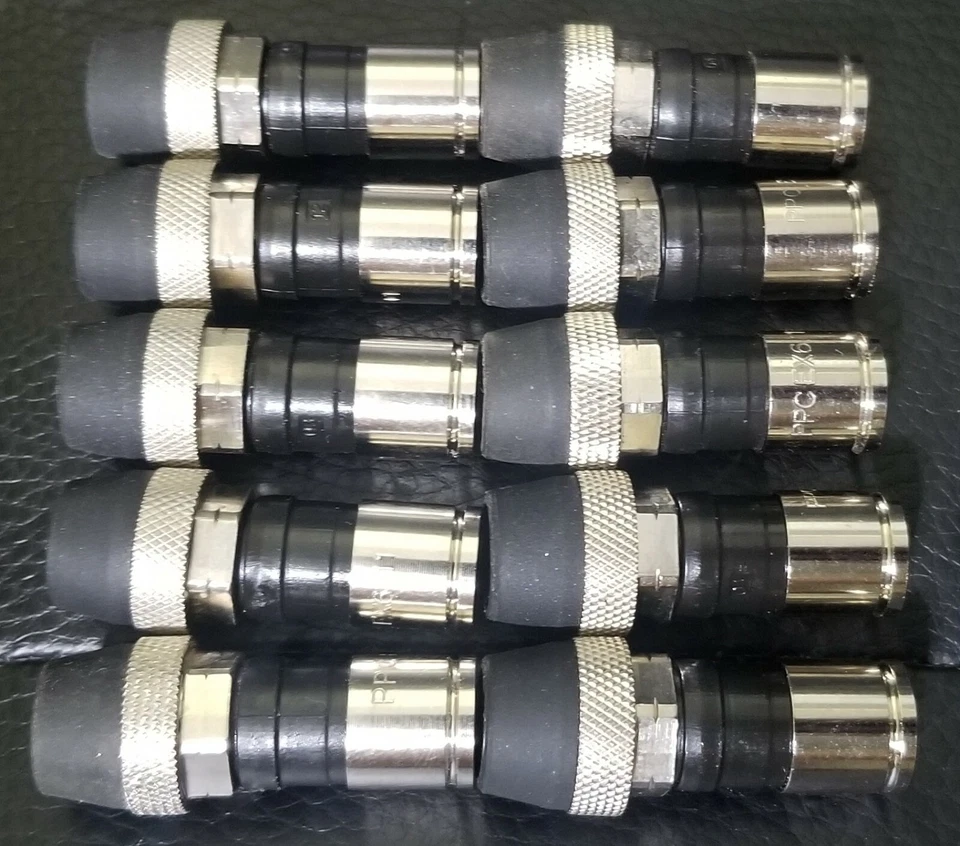 🔥 LOT OF 10 PPC PLUS RG6 AquaTight Coax Compression Connector w/ Weather Seal - Image 4 of 4