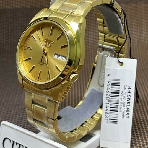 Seiko 5 Gold Men's Watch - SNKL48 for sale online | eBay