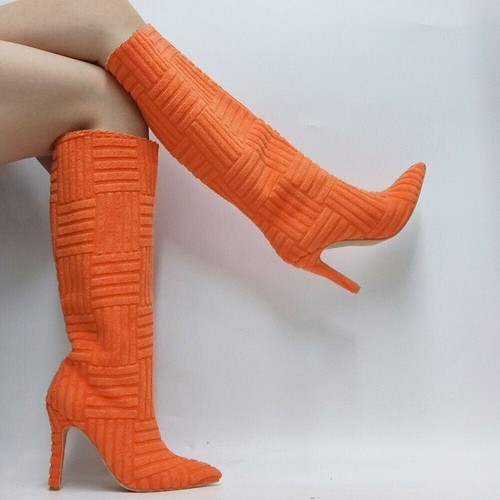 Knee High Boots Women Sexy Party Thin High Heels Women's Boots Female Shoes - 第 16/25 張圖片