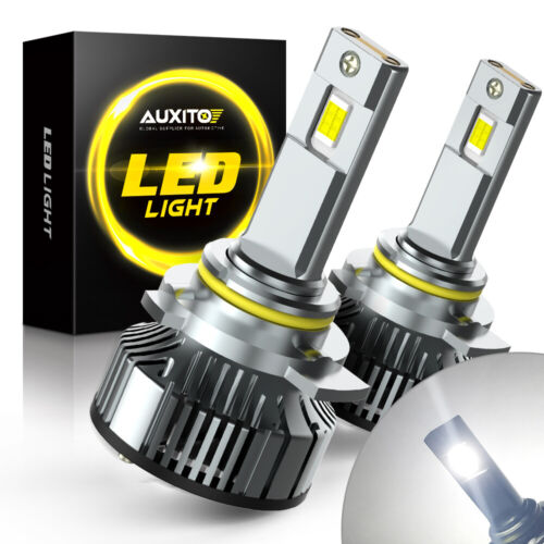 AUXITO 9012 LED Headlight Kit Combo Hi Low Beam Bulbs White CANbus 200W 30000LM