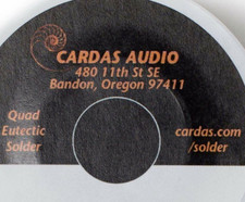 High Grade Audio Quality Silver Solder Rosin Flux Core .032 Dia 50 inches  Flux