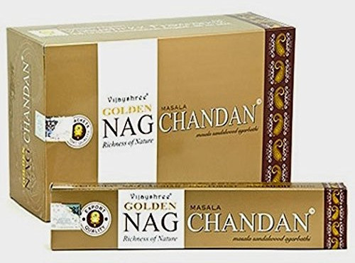 Vijayshree Nag Chandan Meditation Agarbatti Incense Sticks 15gm each 12 Packet