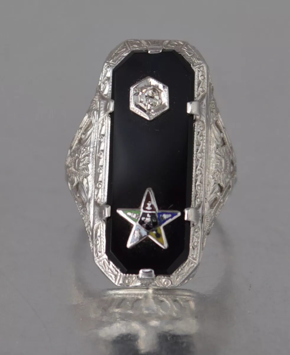Old eastern star best sale ring