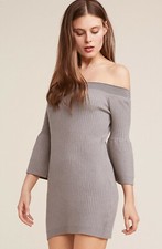 BB Dakota The Collection Grey One Dance Sweater Dress Size Small