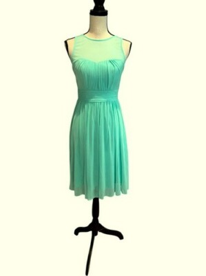 Cindy USA Aqua Blue Pleated Chiffon Dress Size Small $129 | eBay Cindy USA Aqua Blue Pleated Chiffon Dress Size Small $129 | eBay