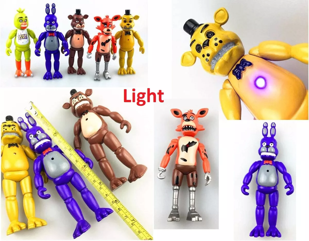 6pcs / Set Five Nights at Freddys Game Fnaf Figure Funtime Freddy Foxy Sister Action Figures Gift Toys