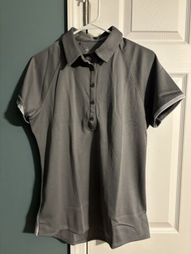 Under Armour Women’s Polo Gray With White Size Medium - Picture 1 of 5
