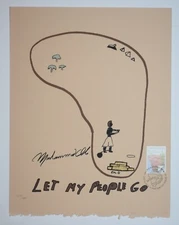 Muhammad Ali, Original Limited Edition Print World Federation Plate Signed