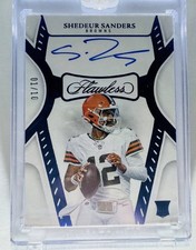 🔥 2025 Panini Flawless Rookie Debut Signatures Auto Shedeur Sanders Browns /10