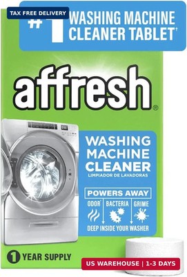 Affresh Washing Machine Cleaner, Helps Power Away Odor Causing Bacteria & Grime