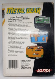 METAL GEAR NES NINTENDO QUASI COMPLETO CIB KONAMI ULTRAGAMES! No Poster