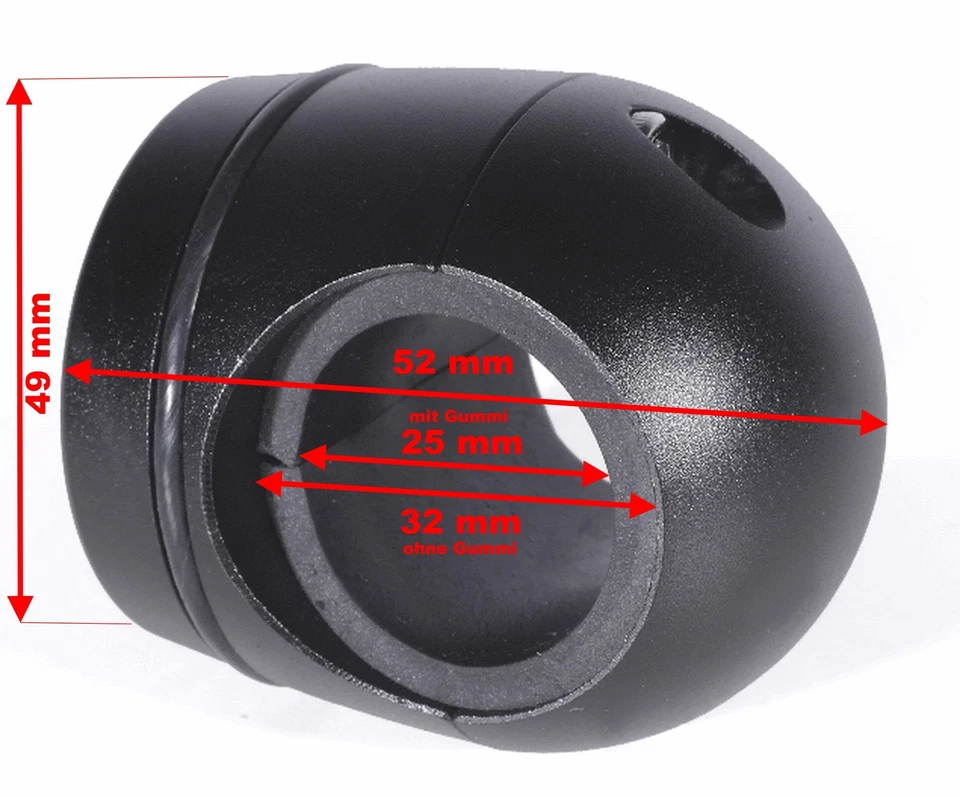 Lenker Uhr Metall Schwarz Motorrad Zifferblatt groß 1-1/4" für Fat Boy Heritage - Bild 3 von 4