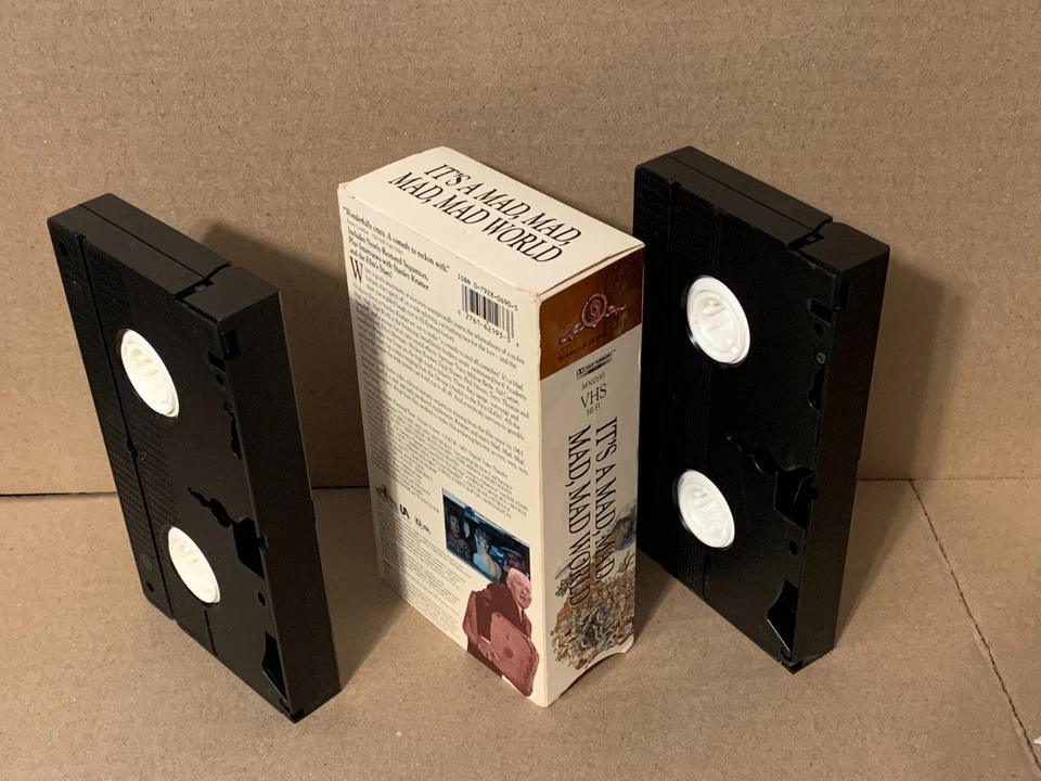 It's A Mad, Mad, Mad, Mad World VHS, 2-Tape Set, Widescreen, 1991 VHS Movie - Image 4 of 4