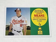2020 Topps Archives Baseball 1960 All-Star Rookies - John Means - Orioles