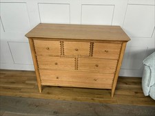 John Lewis Essence 6 Drawer Chest, Oak, Low Wide Solid Oak Dresser Rrp £649 R8
