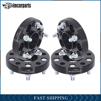 (4) 1'' 25mm Hubcentric 5x4.5 5x114.3 Wheel Spacers For Hyundai Genesis Kia Mazda