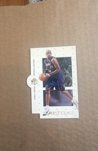 Vince Carter #FC27 1998 SP Authentic First Class card