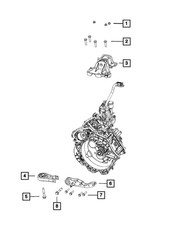 Genuine Mopar Hex Flange Head Bolt Mounting 6...