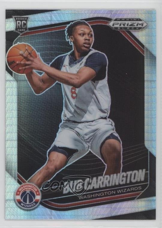 2024-25 Panini Prizm Black Hyper Prizm Bub Carrington #92 02s2