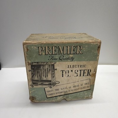 Vintage ''Premier'' Elektro Toaster - Kat Nr. 916. 100 Jahre alt ungeprüft. 