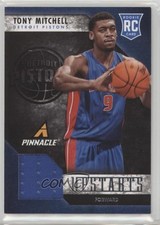 2013-14 Panini Pinnacle Upstarts Jerseys Tony Mitchell #34 0f8
