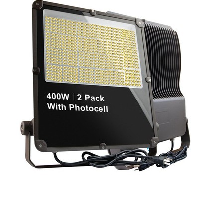 400W LED Flood Light Outdoor 60000Lm Led Stadium Light with Dusk to Dawn phot...