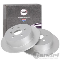 2X A.B.S. Bremsscheiben 269Mm Hinten Passend FüR Toyota Celica Prius