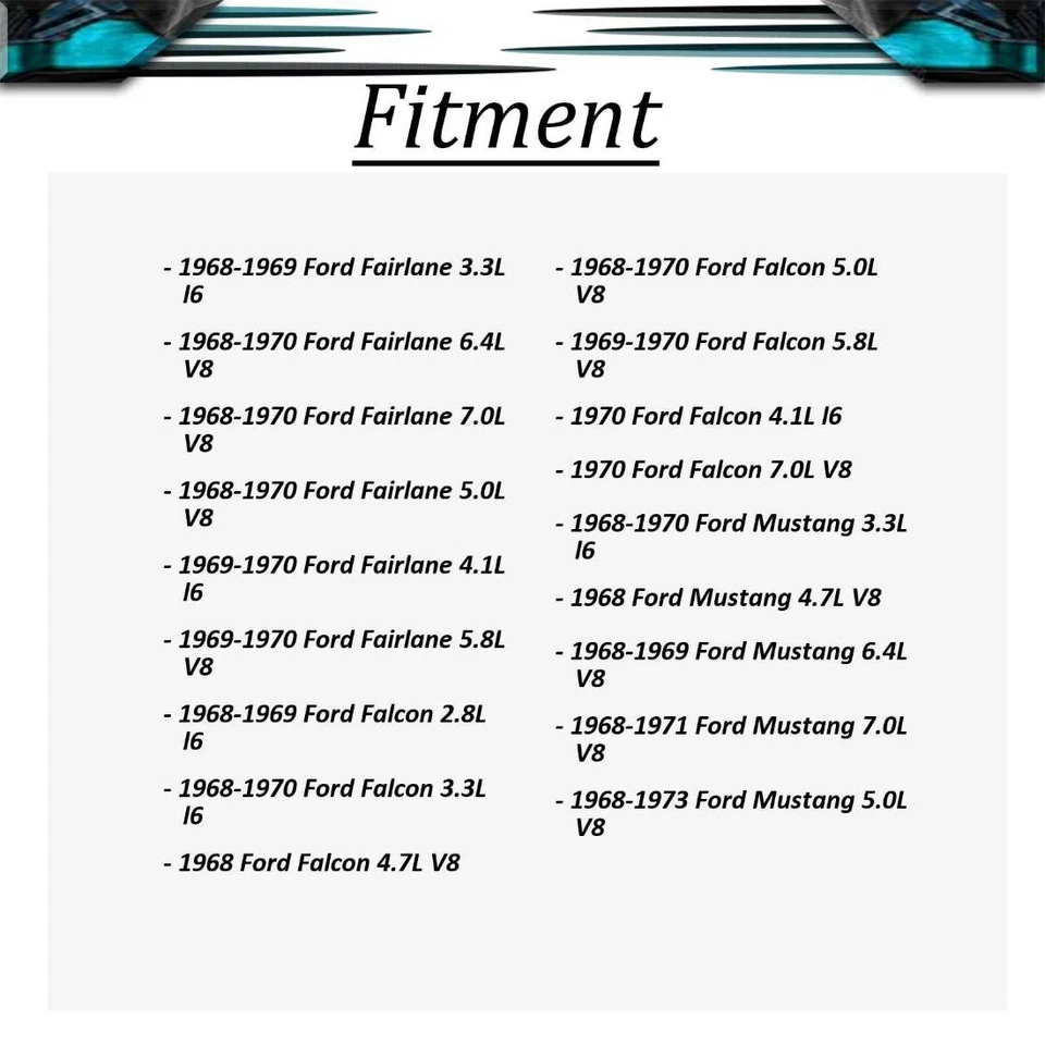 Pinça de freio a disco dianteira esquerda direita para Ford Falcon 1970 1969 1968 - Imagem 2 de 4
