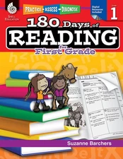 180 Days of Reading: Grade 1 - Daily Reading Workbook for Classroom and Home...