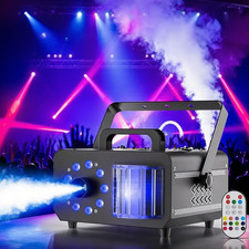3in1 RGB 9 LED 1200W Nebelmaschine mit Fernbedienung Effektmaschinen Bühnenlicht