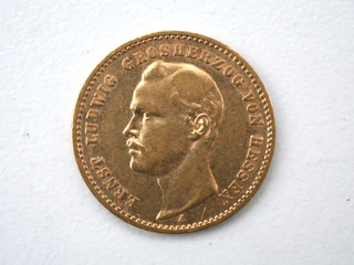 Hessen 10 Mark 1893 A Ernst Ludwig 1892 1918