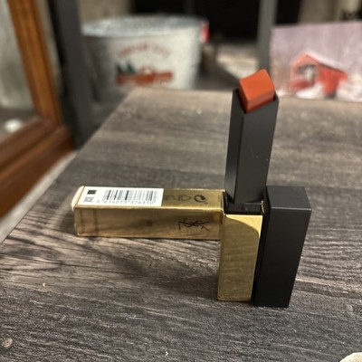 YSL The Slim 33 ORANGE DESIRE Leather-Matte lipstick new in box