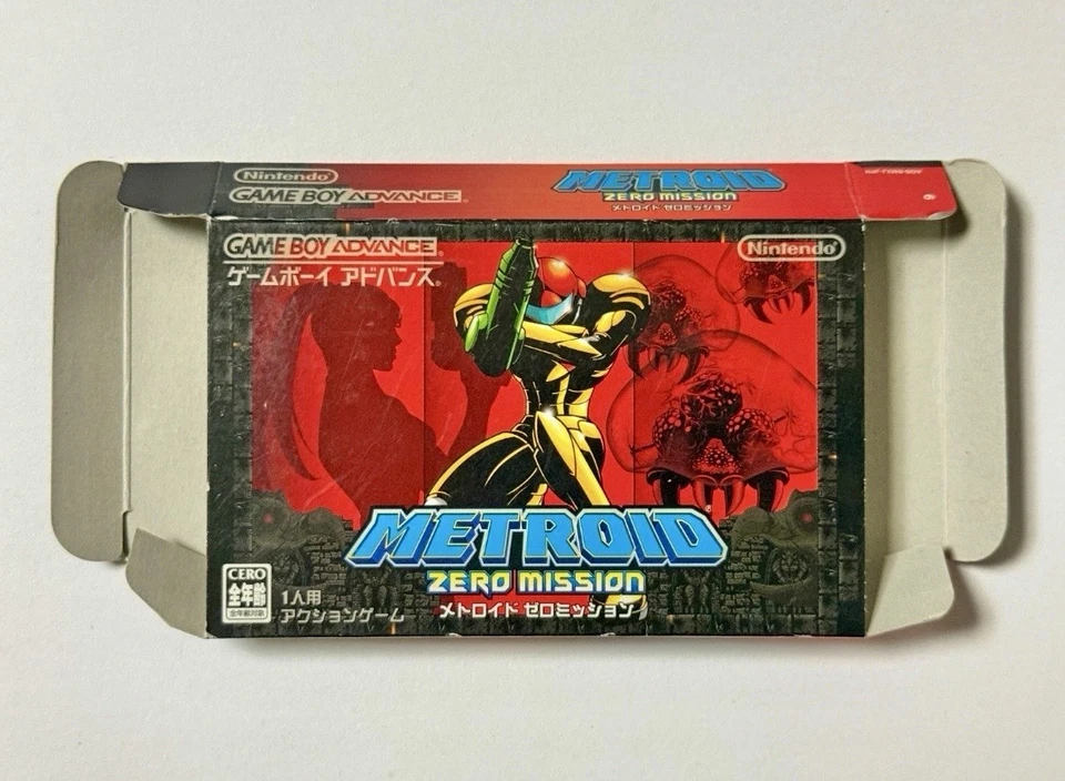 Metroid Zero Mission Nintendo Game Boy Advance GBA JPN Juego Completo Foto 2 de 4