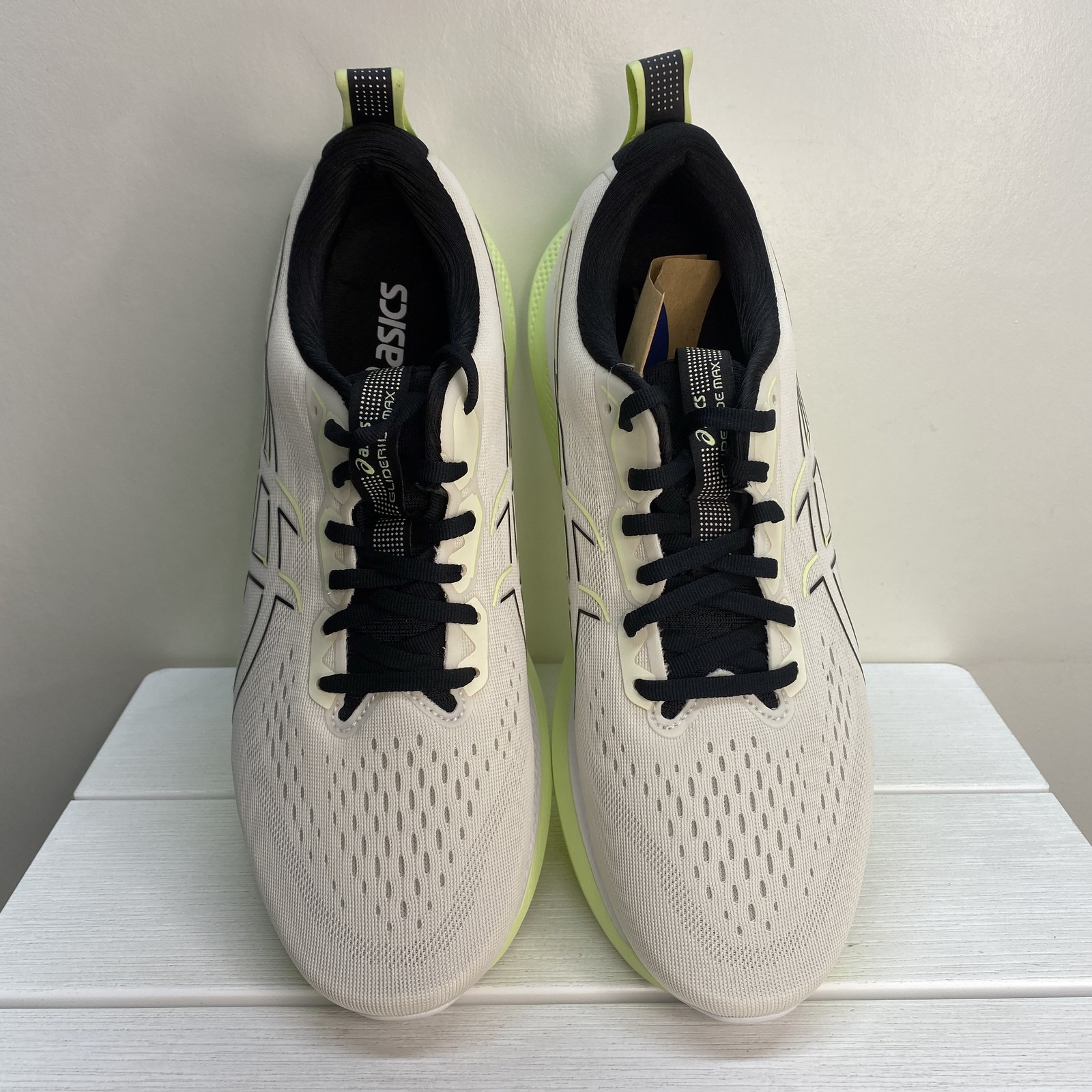 Asics Glideride Max Mens Size 11 Birch Black Mesh Upper Lace Up Running Shoes thumbnail 4