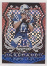 2020 Panini Prizm Draft Picks Crusade Red White & Blue 25/99 Daniel Jones uk2