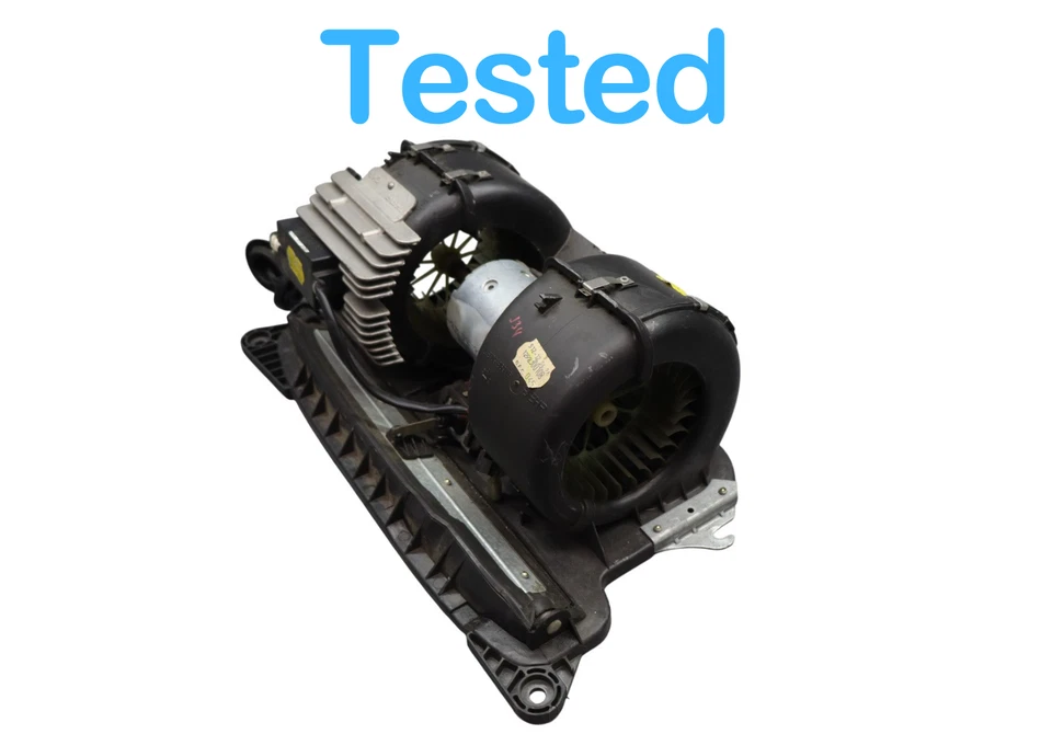 90-02 Mercedes R129 SL320 SL500 AC A/C Calentador Motor Soplador Ventilador Conjunto Fabricante Original Foto 3 de 4