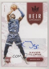 2020-21 Panini Court Kings Heir Apparent Ruby 62/75 Xavier Tillman Auto 0g27