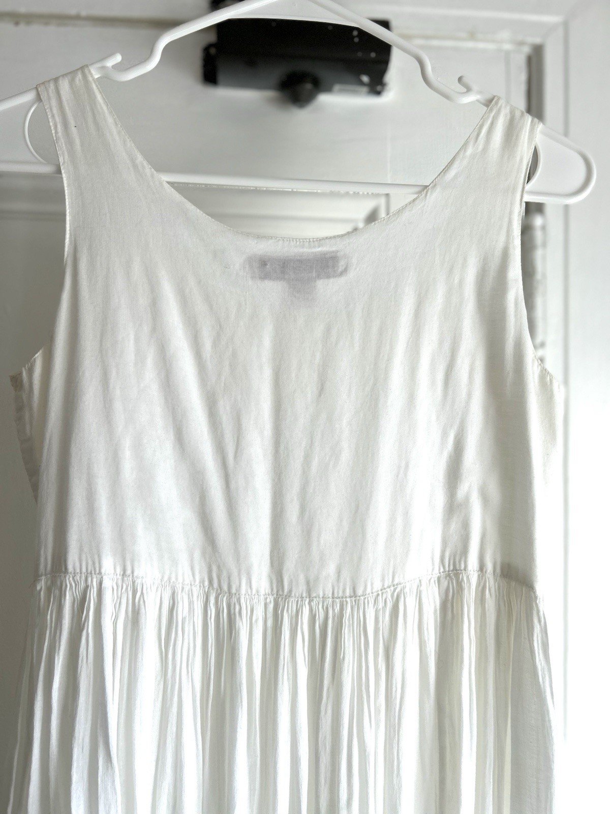 Vintage 70s-80s Karavan Embroidered Maxi Dress Boho India Size Small 