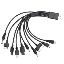 10-in-1 Multi-Function USB Charging Cable Universal Multi-Head Phone Charger