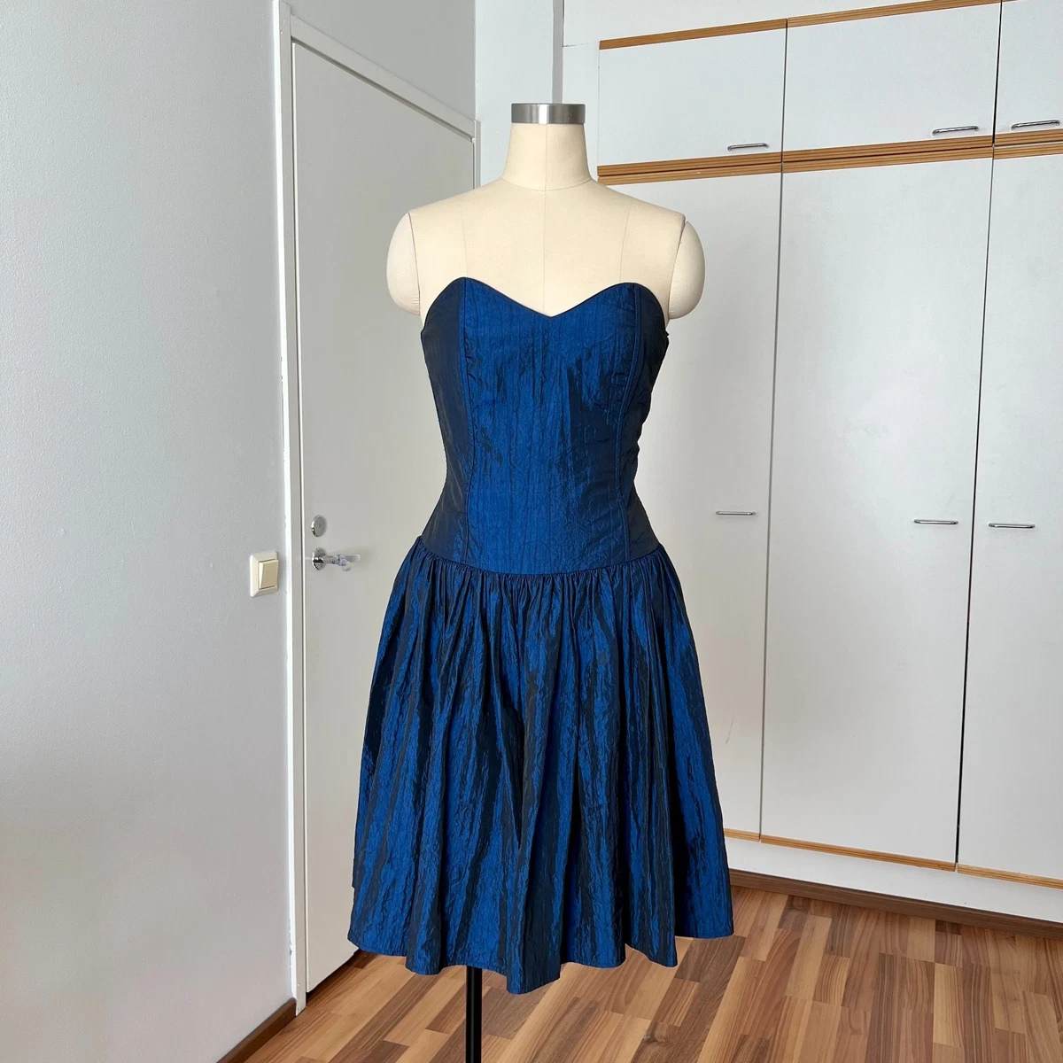 corset dress ebay Floral Corset Mini Dress Tie Strap Flare Summer Beach Party Picnic Holiday Gown