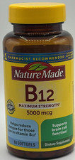 Nature Made B12 5000mcg  60 Softgels  EXP 11/26  SEALED  FAST SHIP