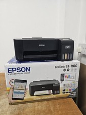 Epson EcoTank ET-1810 Colour Inkjet Wireless Printer Ink Tank System No Inks 