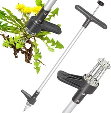 Walensee Upgraded Weed Puller, Stand Up Weeder Hand Tool, Long Handle 5 Claws 