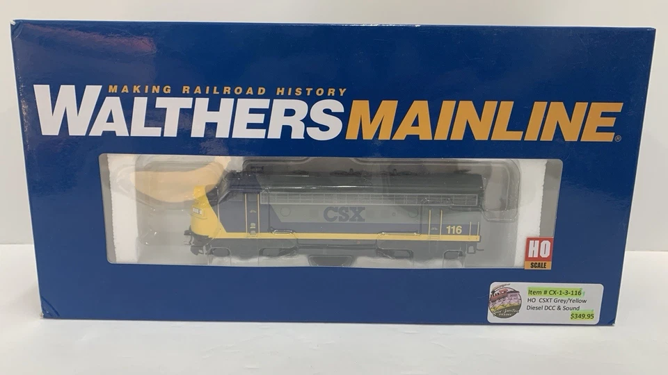 Walthers Mainline HO scale CSX F7AB DCC Sound Set 116 & 117 910-19950  - Image 2 of 4
