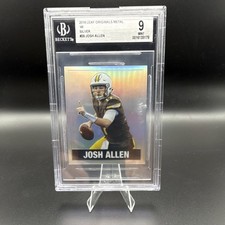 2018 Leaf Originals Metal Silver Josh Allen #29 BGS 9 Football Card
